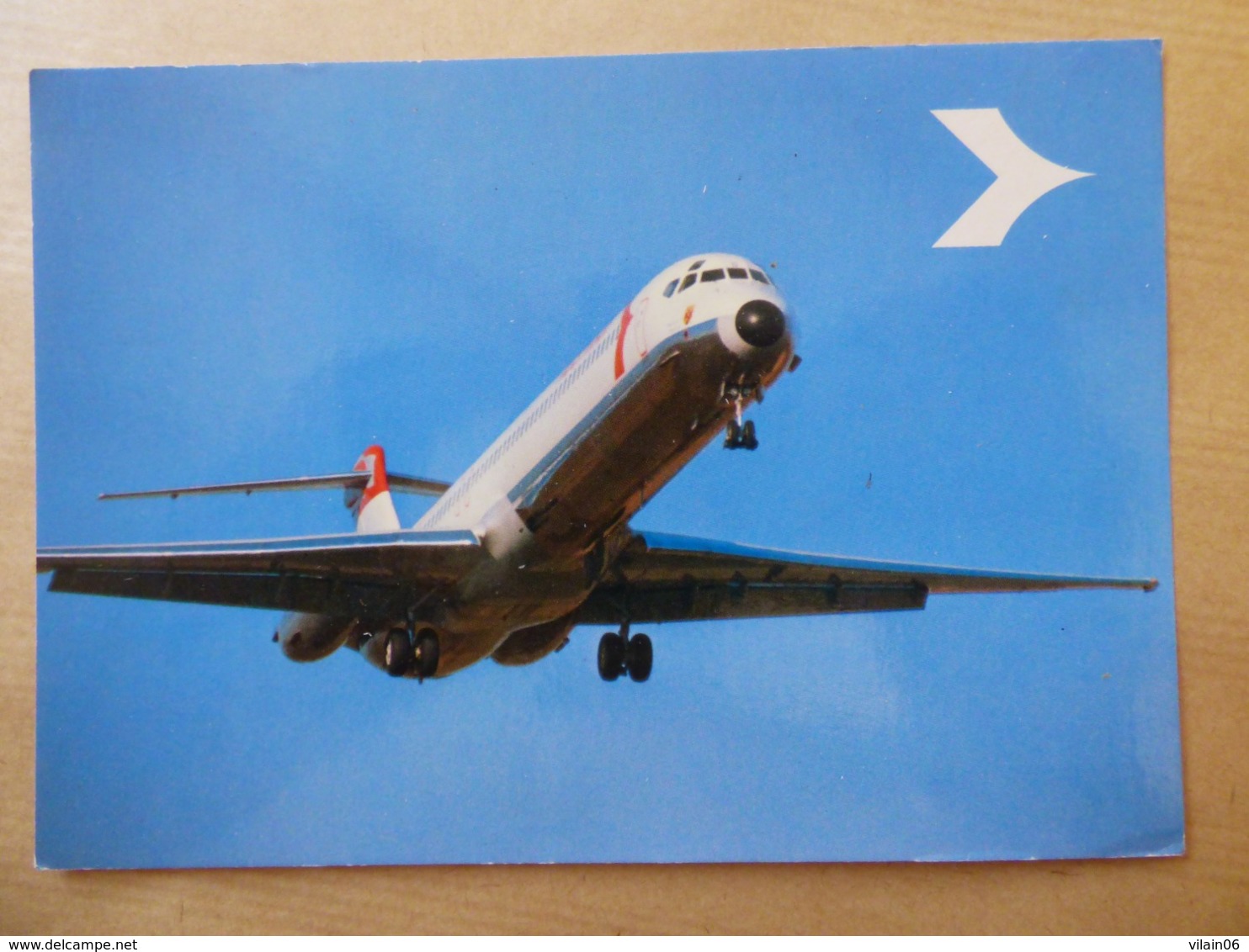 AUSTRIAN AIRLINES    MD 80   AIRLINE ISSUE / CARTE COMPAGNIE - 1946-....: Modern Era