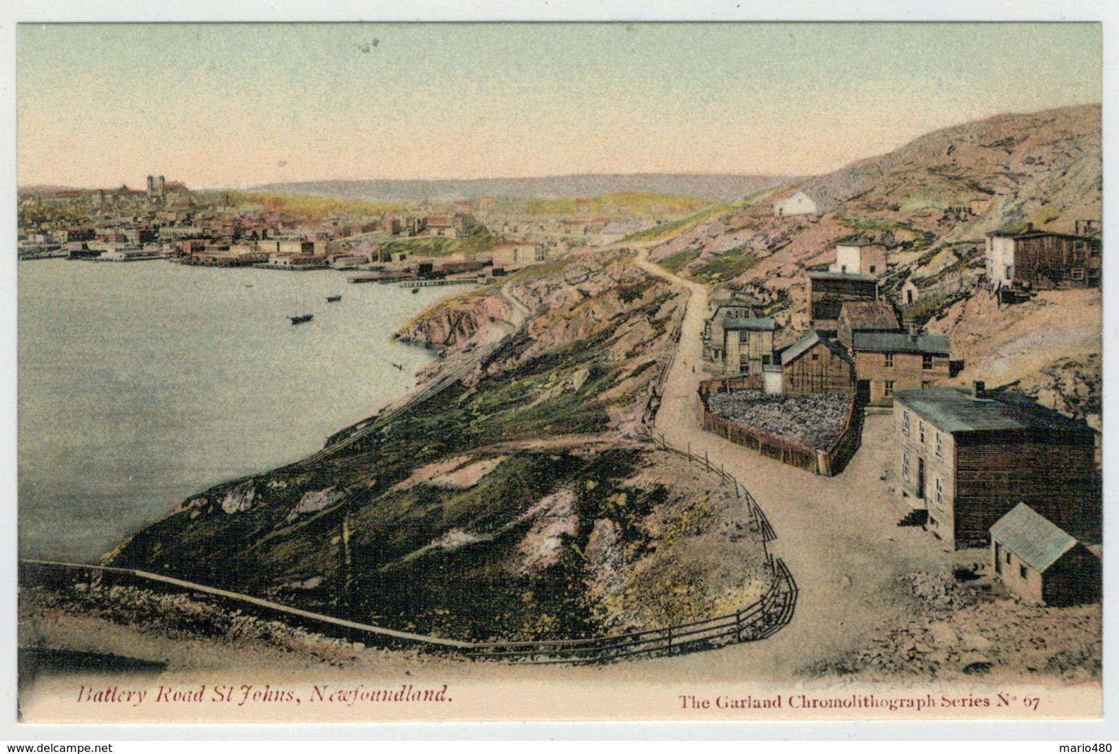 NEWFOUNDLAND   BATTERY   ROAD  ST. JOHNS         2 SCAN   (NUOVA) - St. John's