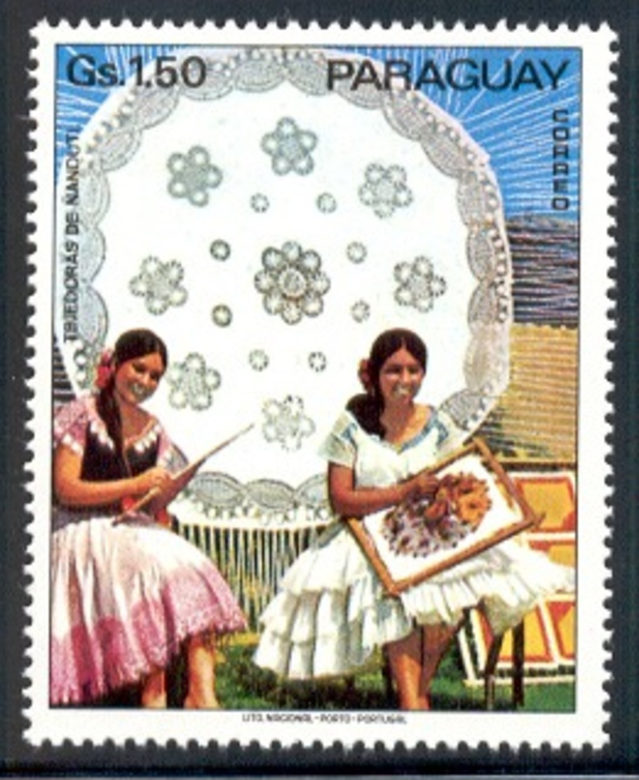 Paraguay 1973 - Nanduti Lace, Dentelle, MNH - Paraguay