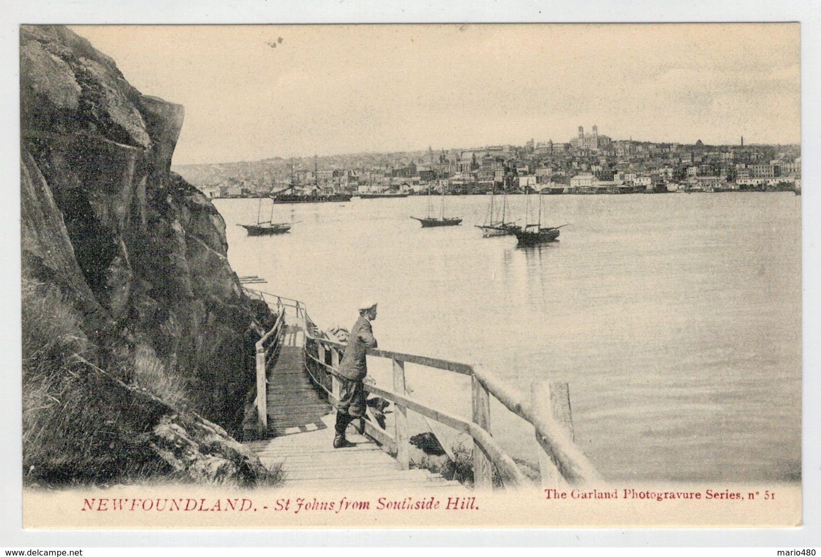 NEWFOUNDLAND  ST. JOHNS  FROM  SOUTHSIDE  HILL       2 SCAN   (NUOVA) - St. John's