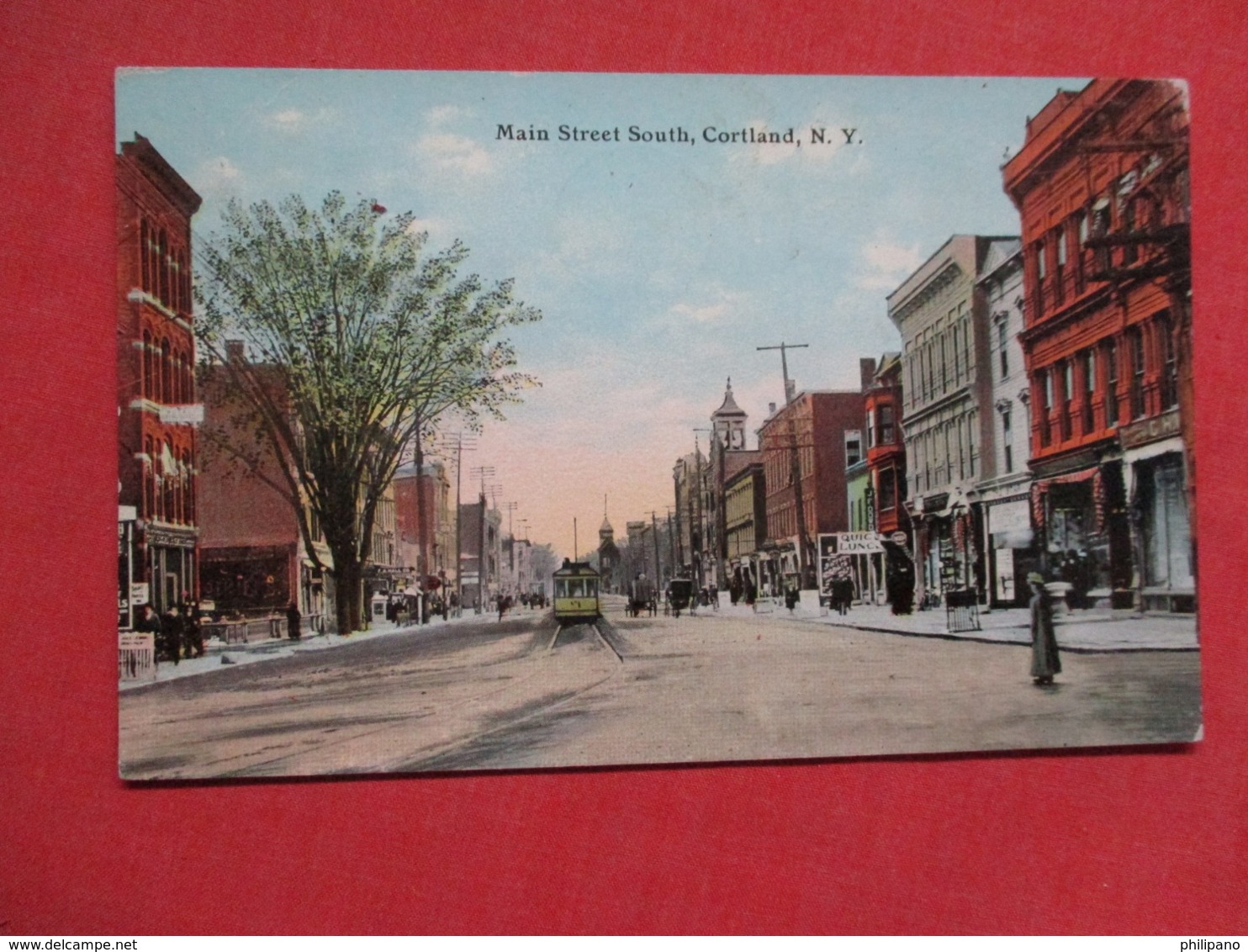 Main Street  Cortland New York  >-----  Ref 3617 - Other & Unclassified