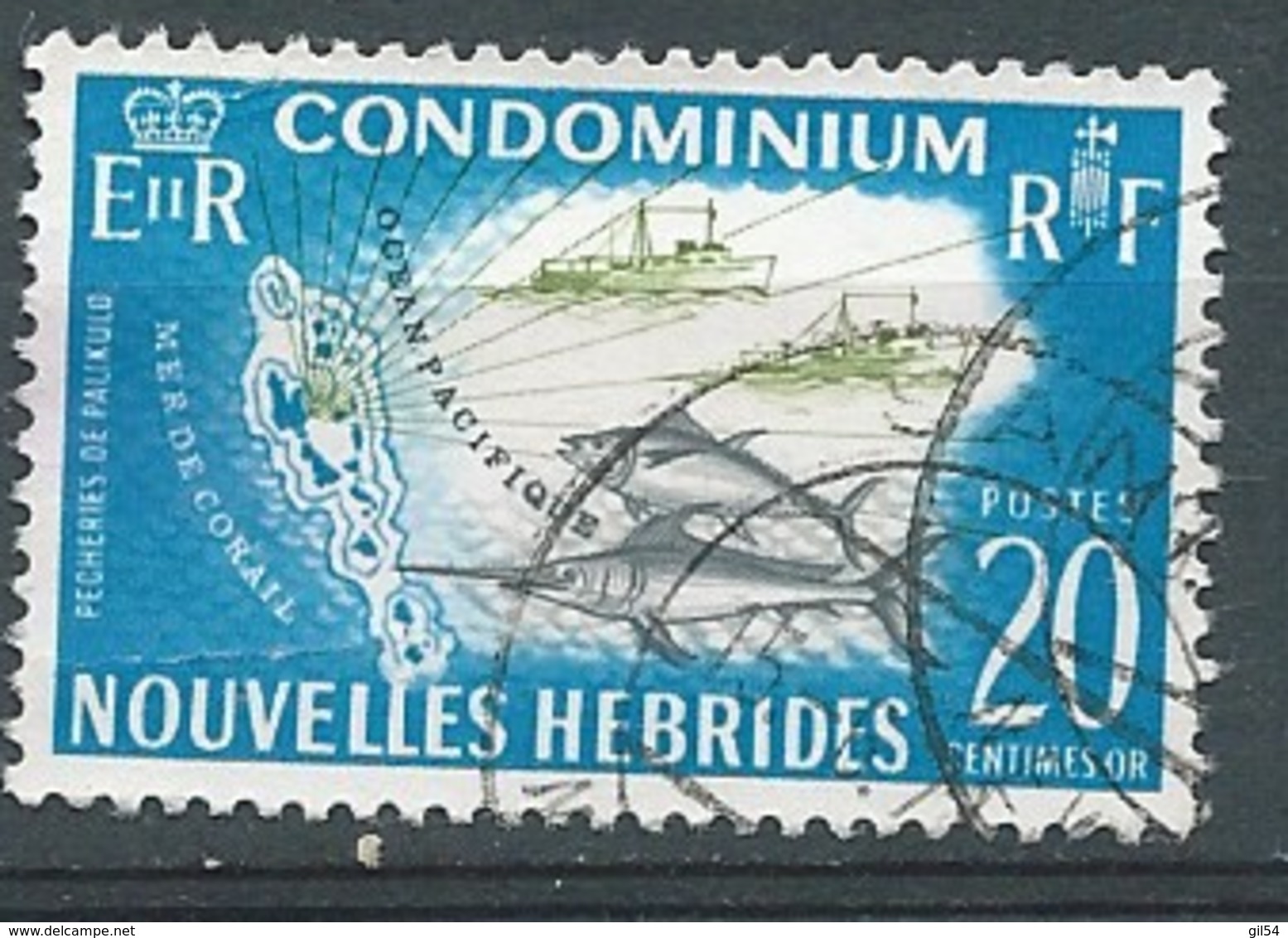 Nouvelles Hebrides  - Yvert N° 216 Oblitéré  -  Bce 22011 - Used Stamps