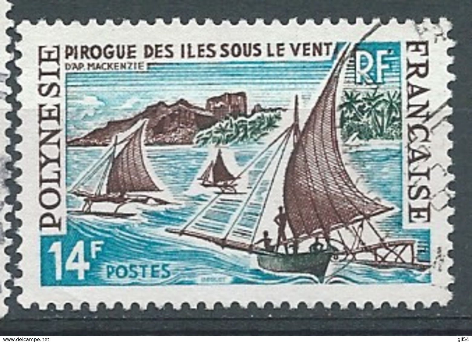 Polynésie   - Yvert N°39 Oblitéré   -  Bce 22026 - Oblitérés