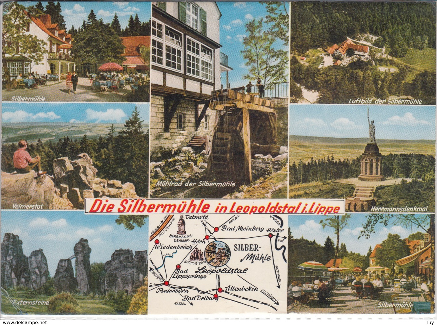 SILBERMÜHLE In Leopoldstal I. Lippe,  HORN - BAD MEINBERG, 4934 - Mehrbildansicht - Bad Meinberg