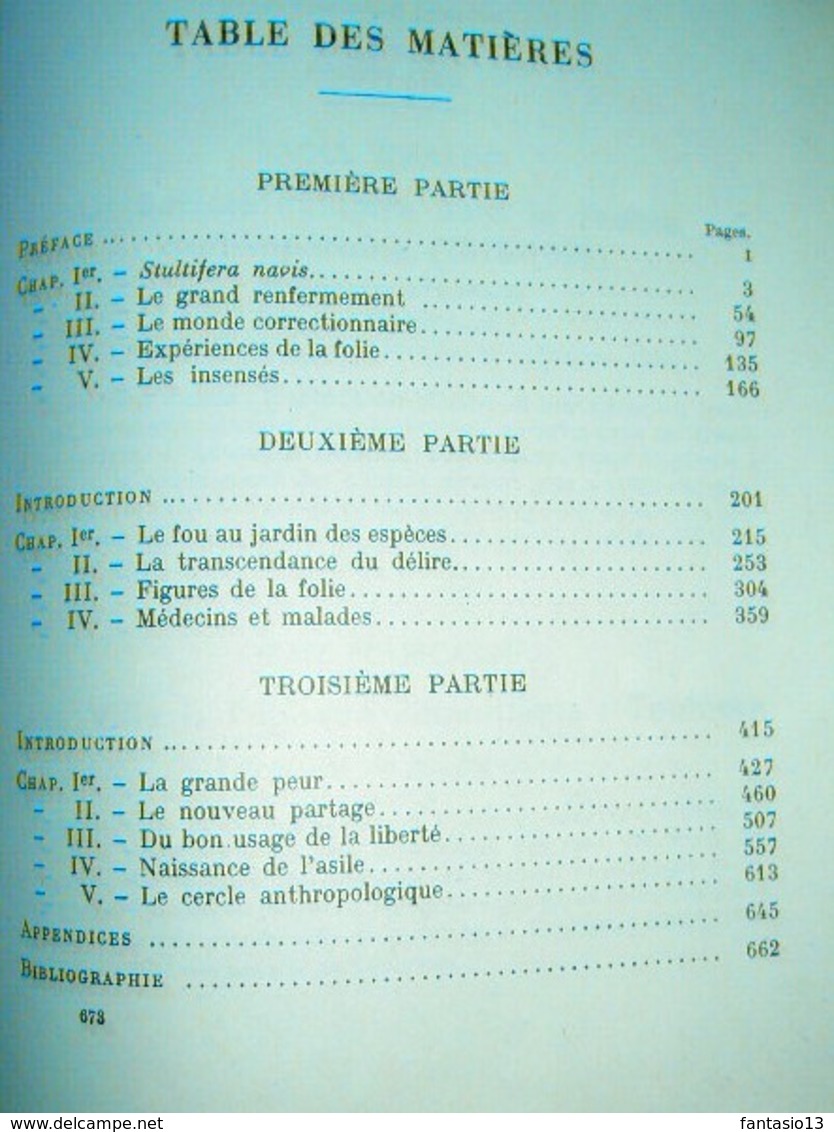 Histoire de la Folie à l' âge classique   Folie et déraison   Michel Foucault  1956