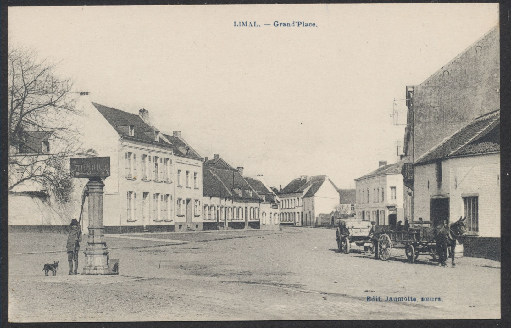 Carte Postale - Limal : Grand'Place (Edit. Jaumotte). Neuve - Wavre