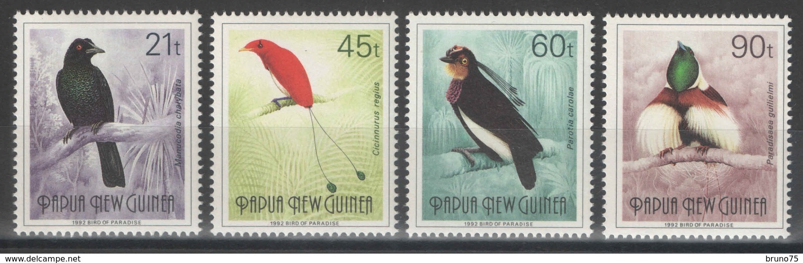 Papouasie-Nouvelle-Guinée - YT 642-645 ** MNH - 1992 - Oiseaux - Birds - Papouasie-Nouvelle-Guinée