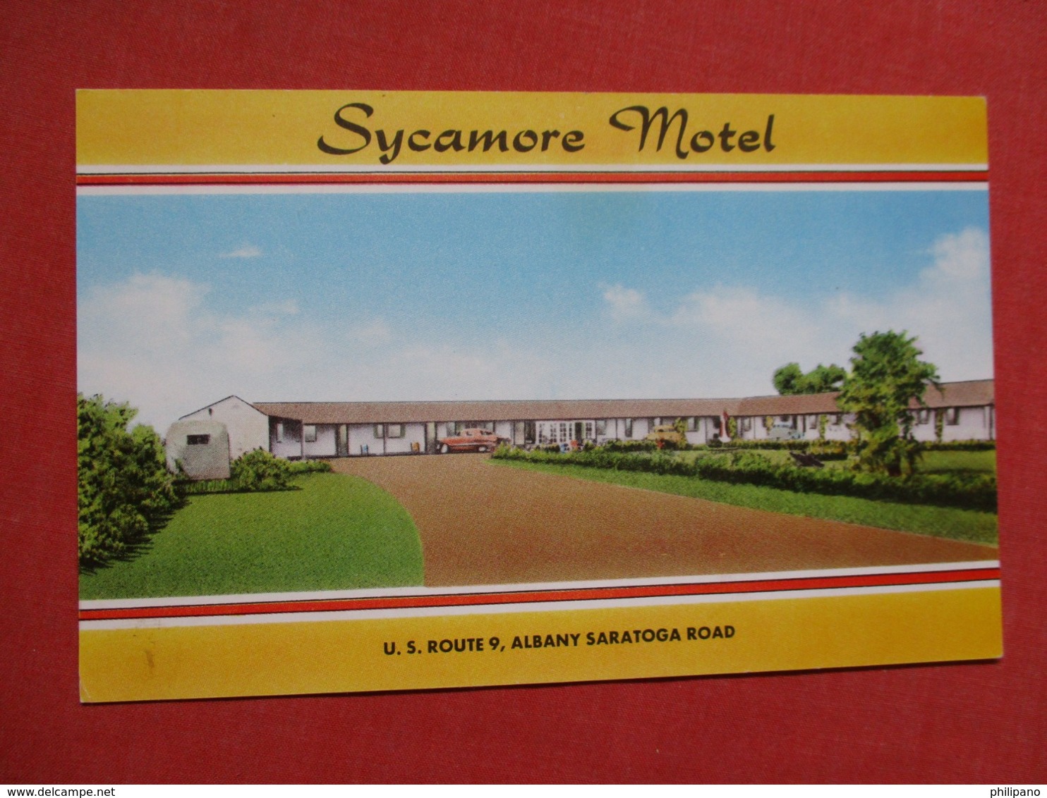 Sycamore Motel  Cohoes  New York      Ref 3617 - Other & Unclassified