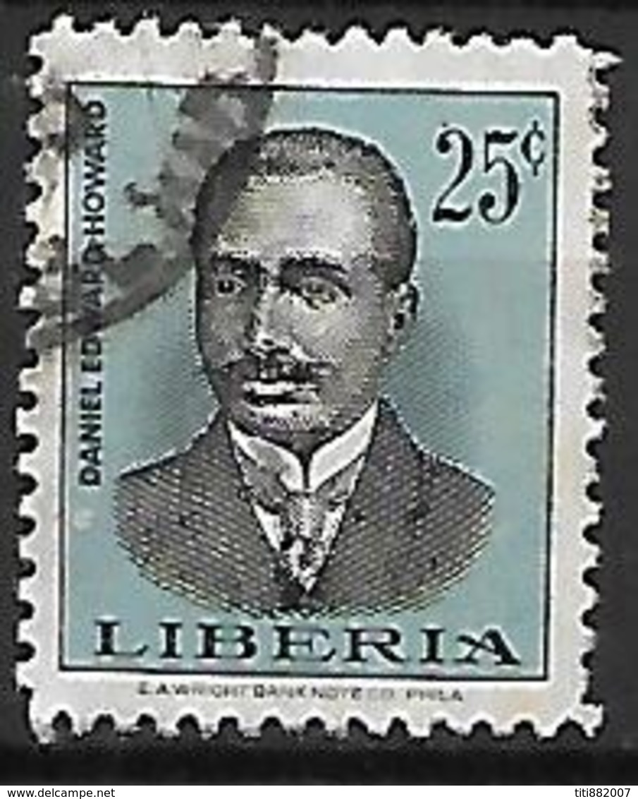 LIBERIA    -    Daniel Edward  Howard. .  Oblitéré - Liberia