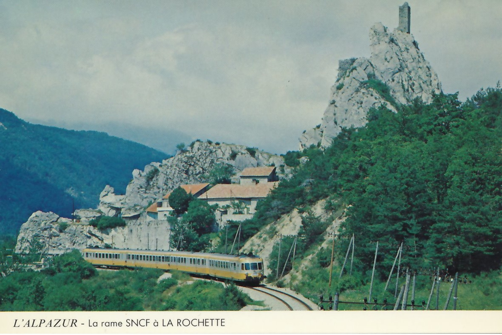 La Rochette (04) Rame RGP (Alpazur) - Trains