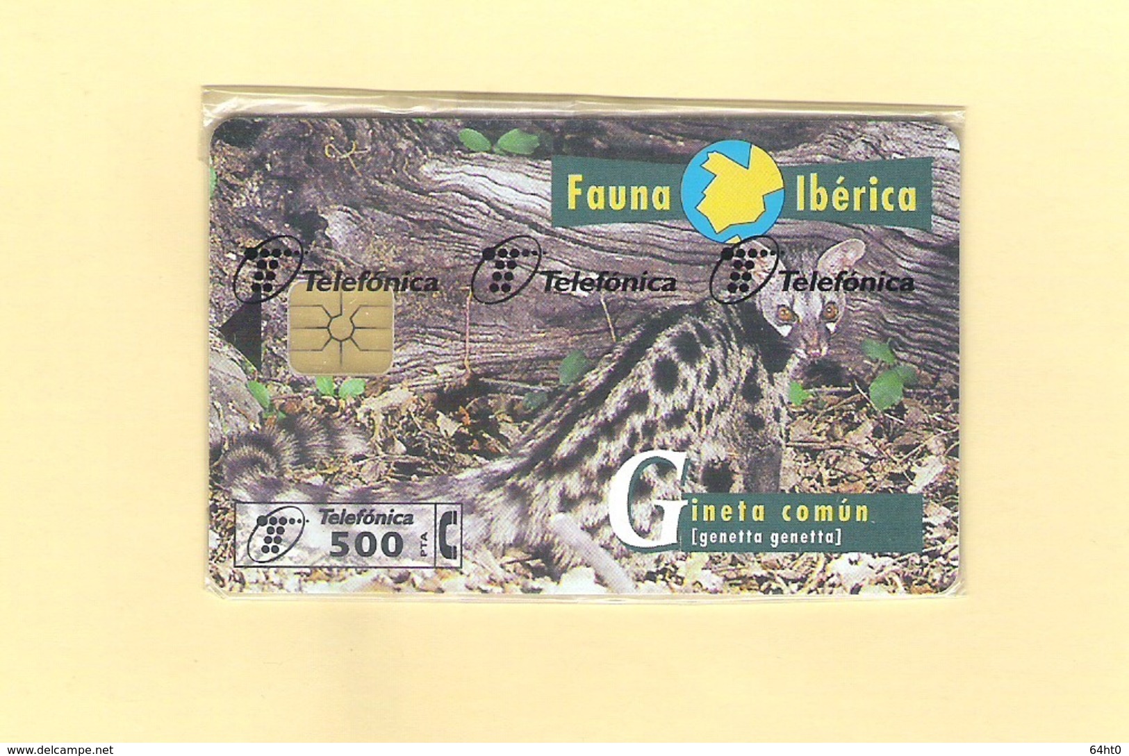 CHIPCARD SPAIN SERIE FAUNA IBÉRICA "GINETA COMÚN" P330 - MINT/SEALED - Emissions Privées