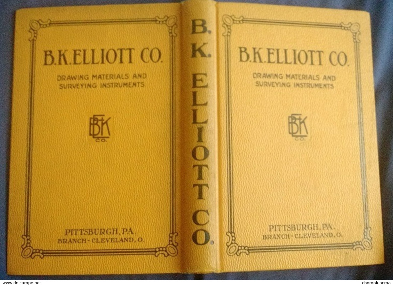 B.K. Elliott CATALOG 1920's Drawing Drafting Surveying Surveyor Topographie Géomètre Instrument Théodolite Niveau Compas - Ingénierie