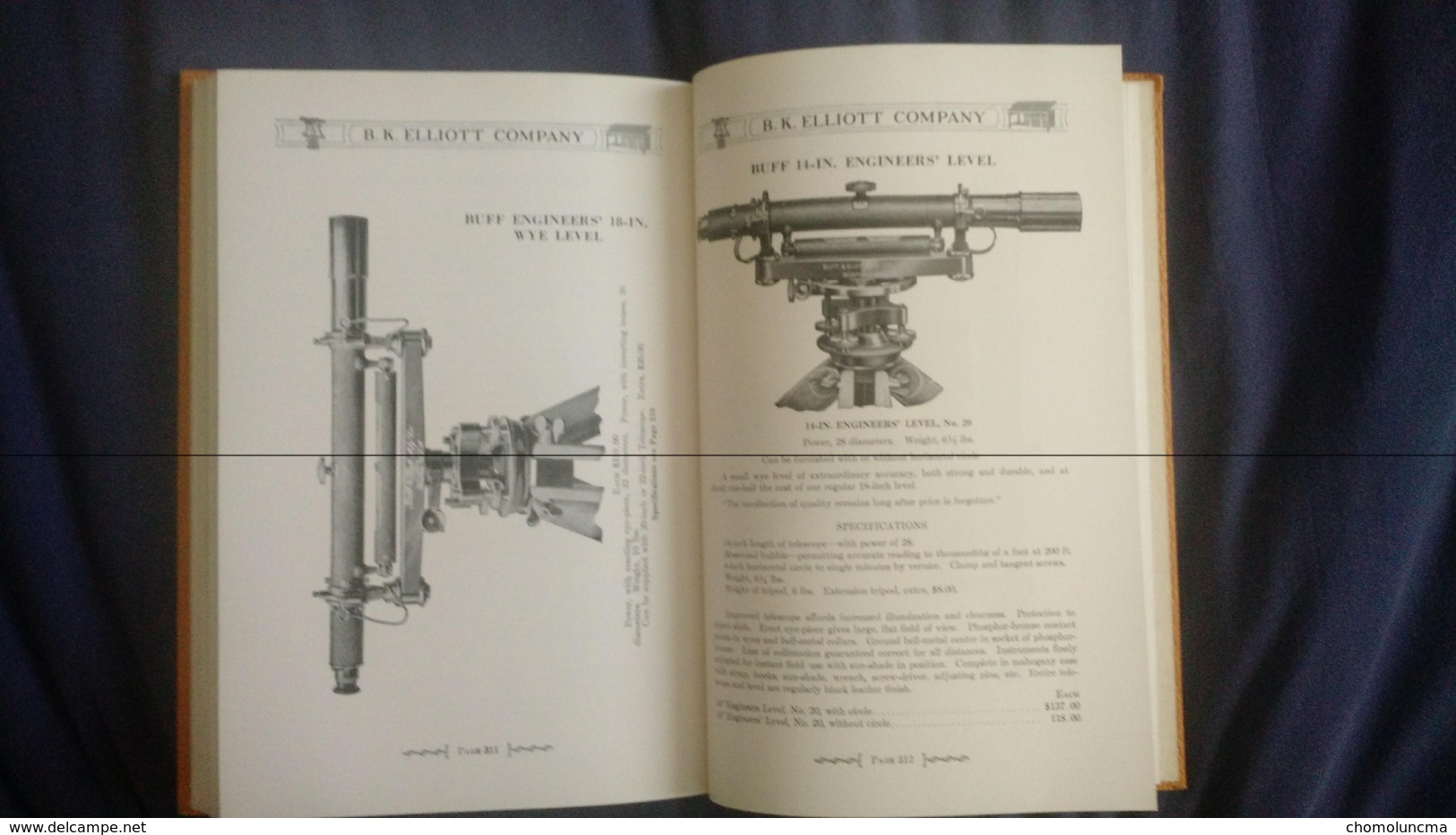 B.K. Elliott CATALOG 1920's Drawing Drafting Surveying Surveyor Topographie Géomètre Instrument Théodolite Niveau Compas - Ingénierie