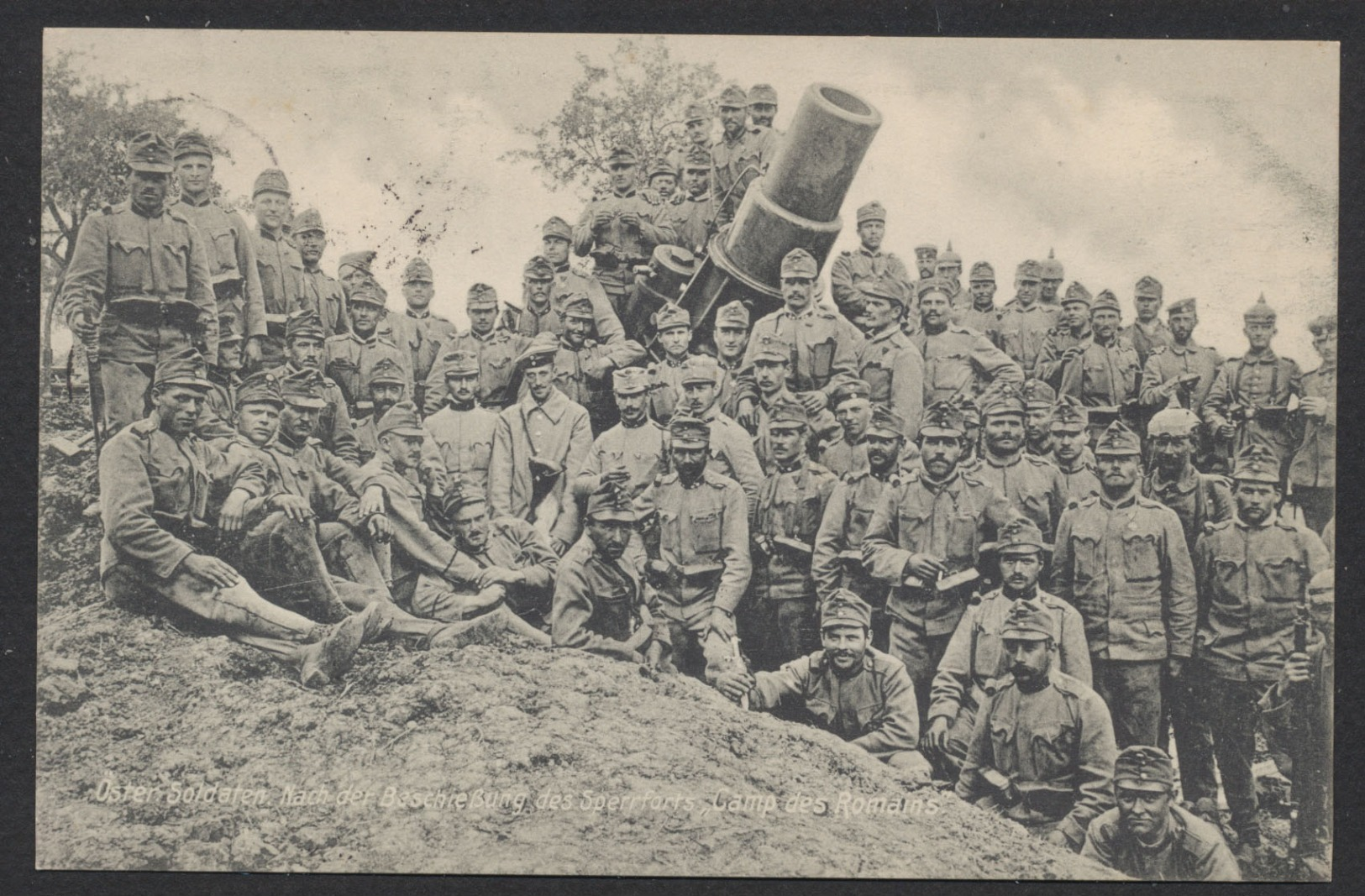 Carte Postale Militaria - Camp Des Romains : Régiment (Trier) / Voyagée. - Guerre 1914-18