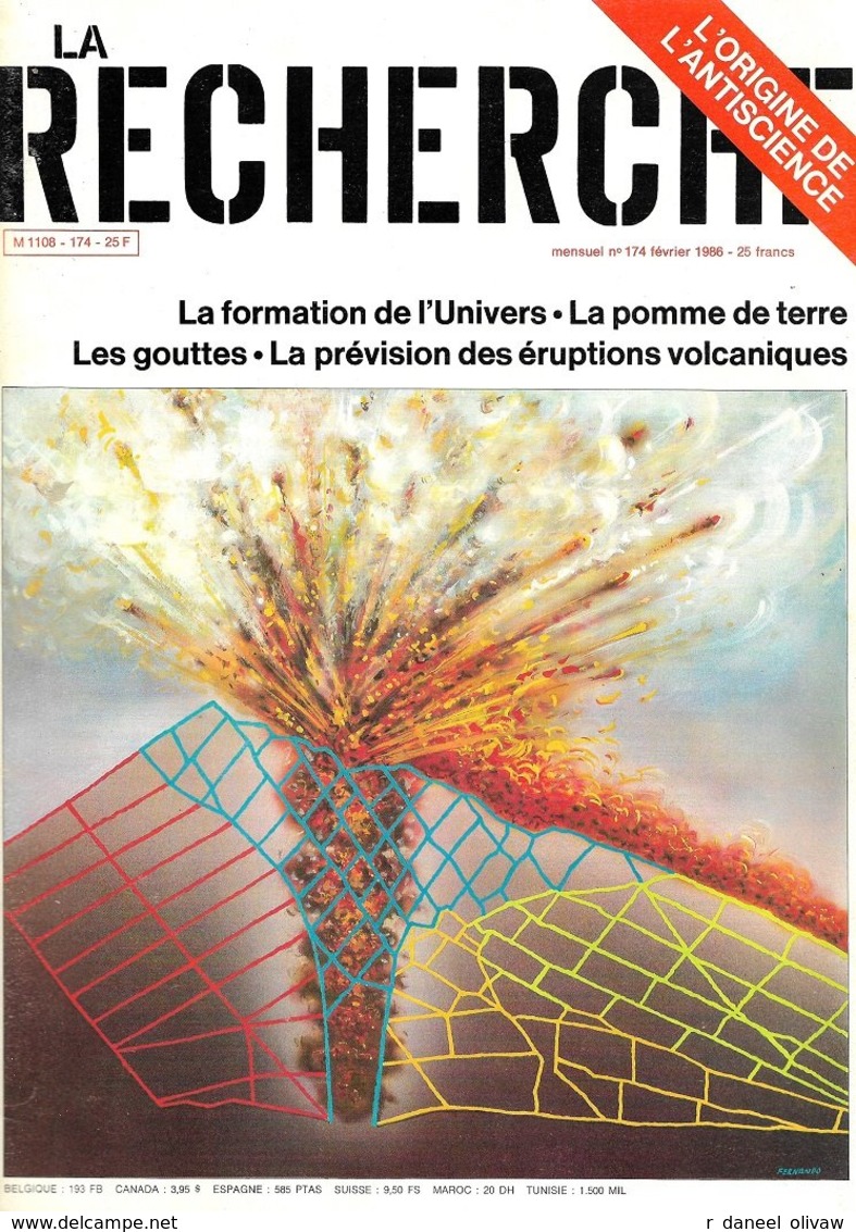 La Recherche N° 174 - Février 1986 (TBE+) - Sciences