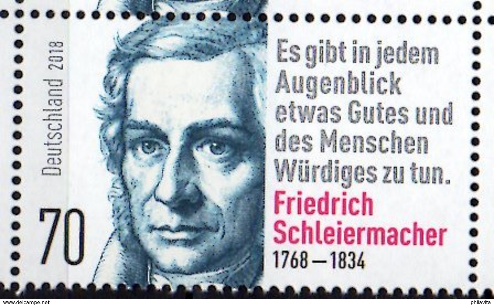 2018 Germany - 250 Years Of F. Schleiermacher Teologist And Philosoph -1v  -MNH** 3419 - Ungebraucht