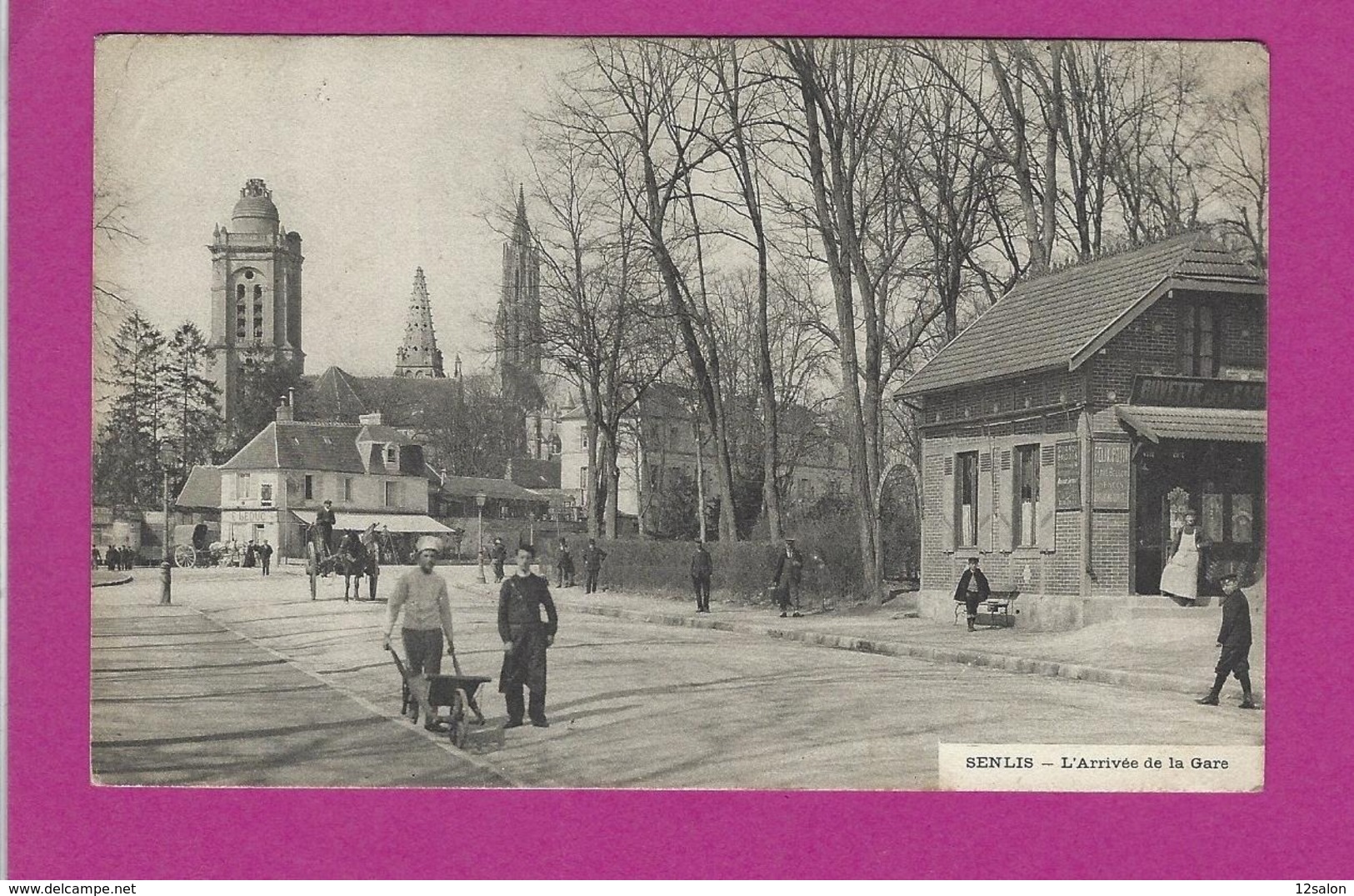 CARTES POSTALES SENLIS ARRIVEE DE LA GARE - Senlis