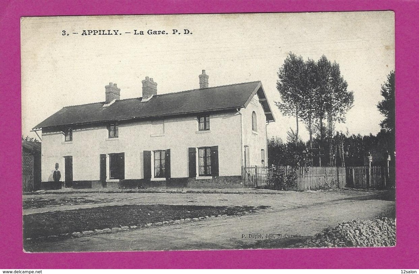 CARTES POSTALES APPILLY La Gare - Other & Unclassified