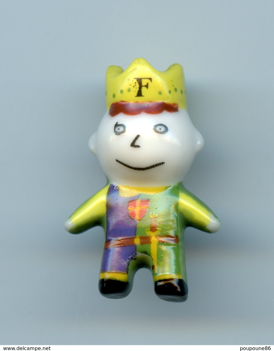 FEVE - FEVES -  "FEUILLETTE" - PERSONNAGE PETIT ROI COURONNE - H : 2,4 Cm - PAS COURANTE - Andere & Zonder Classificatie