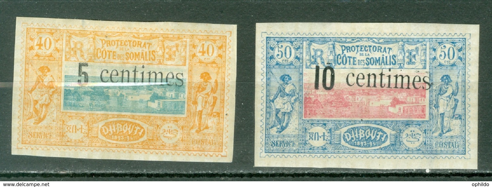 Cotes Fr Des Somalis    28 Et 29   *  B  Ou B/TB - Unused Stamps