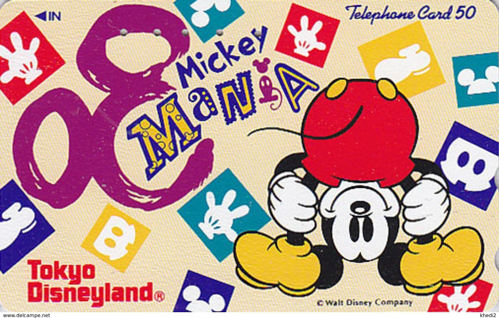 Télécarte Japon DISNEY / 110-165017 A - MICKEY MOUSE Acrobate - Tokyo Disneyland - Japan Phonecard - Disney