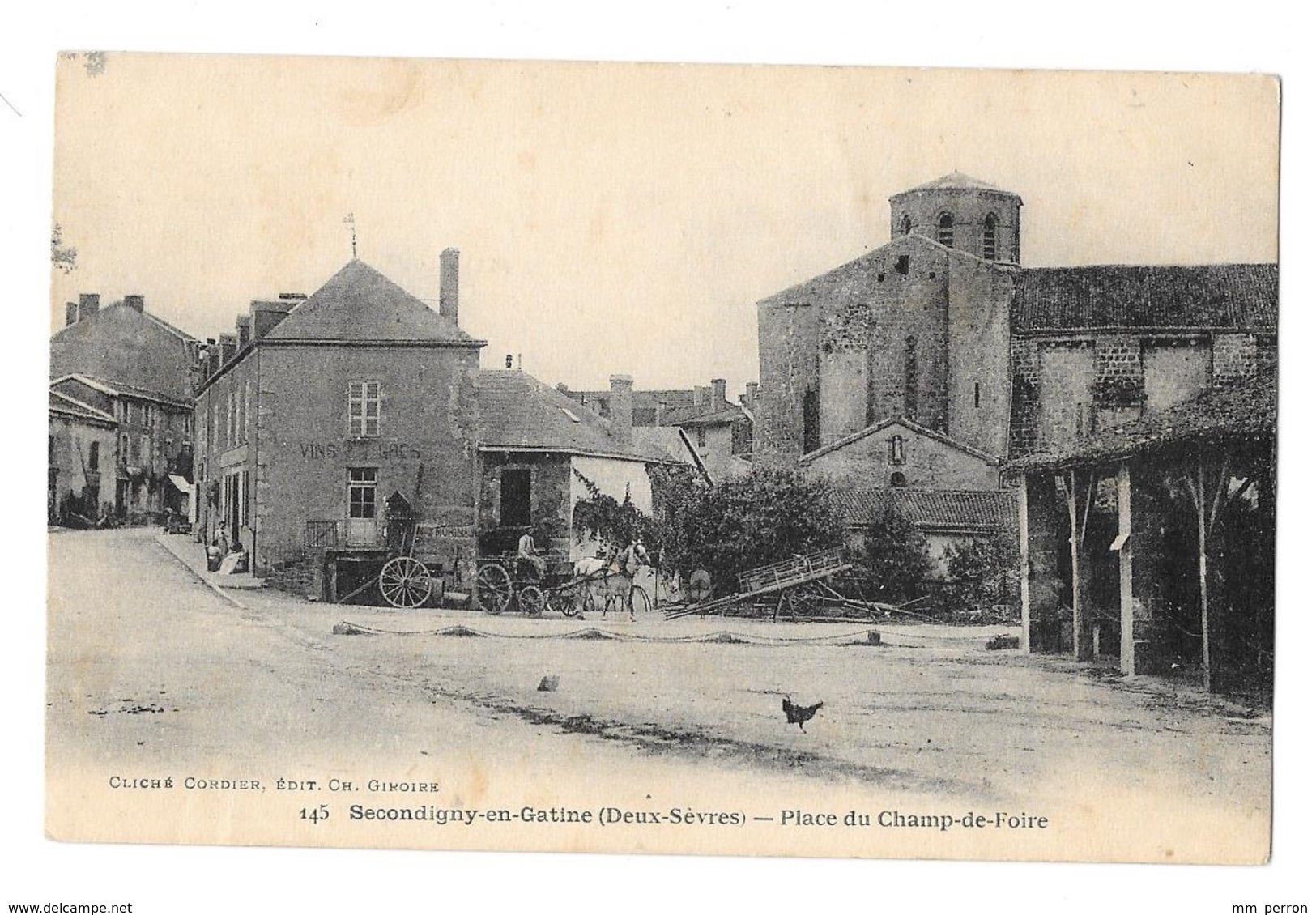 (24730-79) Secondigny En Gatine - Place Du Champ De Foire - Secondigny