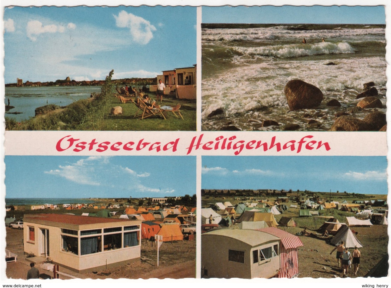 Heiligenhafen - Mehrbildkarte 4   Mit Zeltplatz Campingplatz - Heiligenhafen