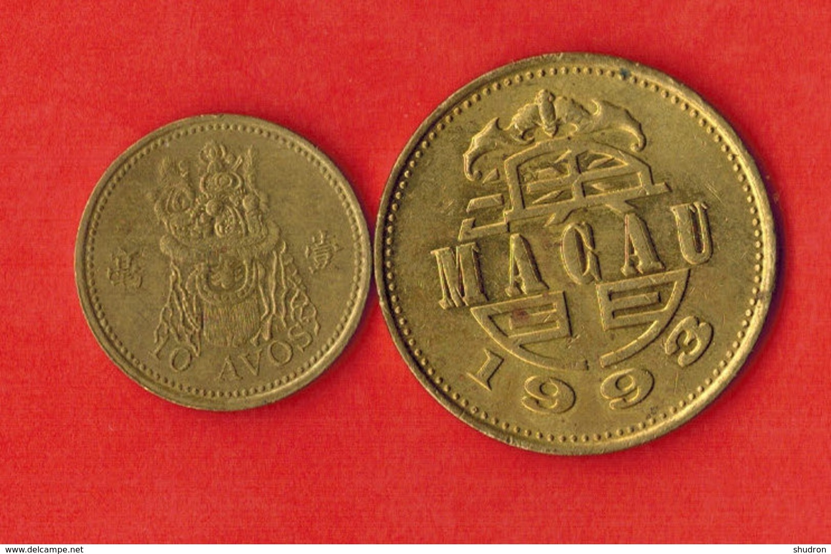 Macau Set 2 Coins 1993 50 Avas & 10 Avos - Macau