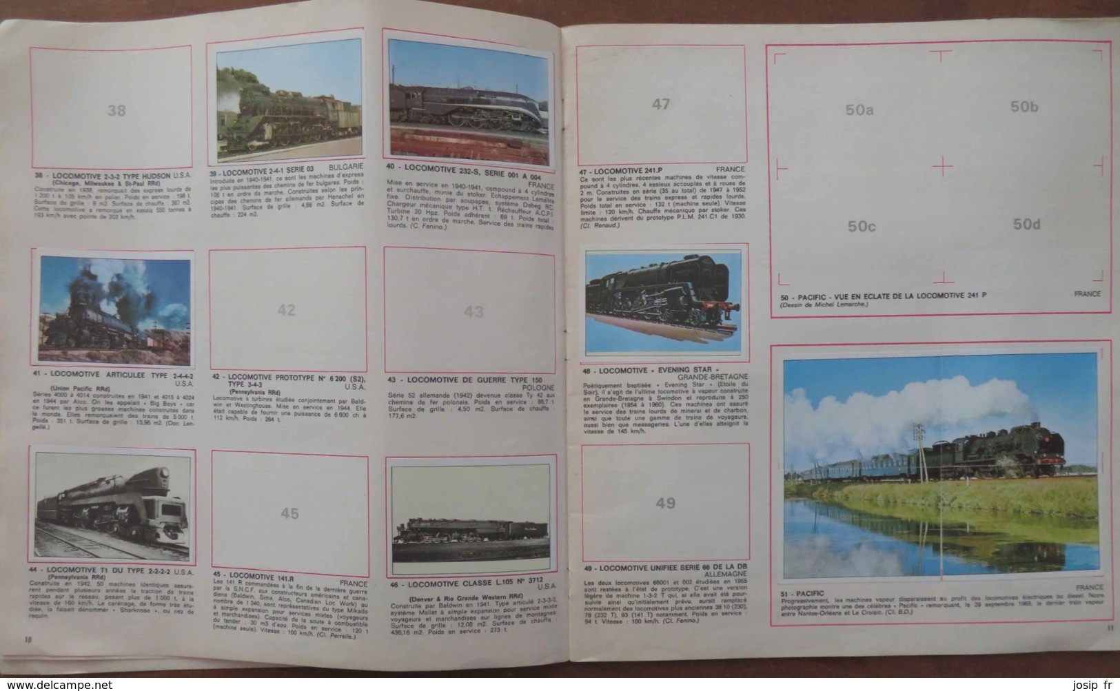 ALBUM Comme PANINI: HISTOIRE DU CHEMIN DE FER (images à Coller)- LA VIE DU RAIL- 20 Images/304- 1973 - Railway