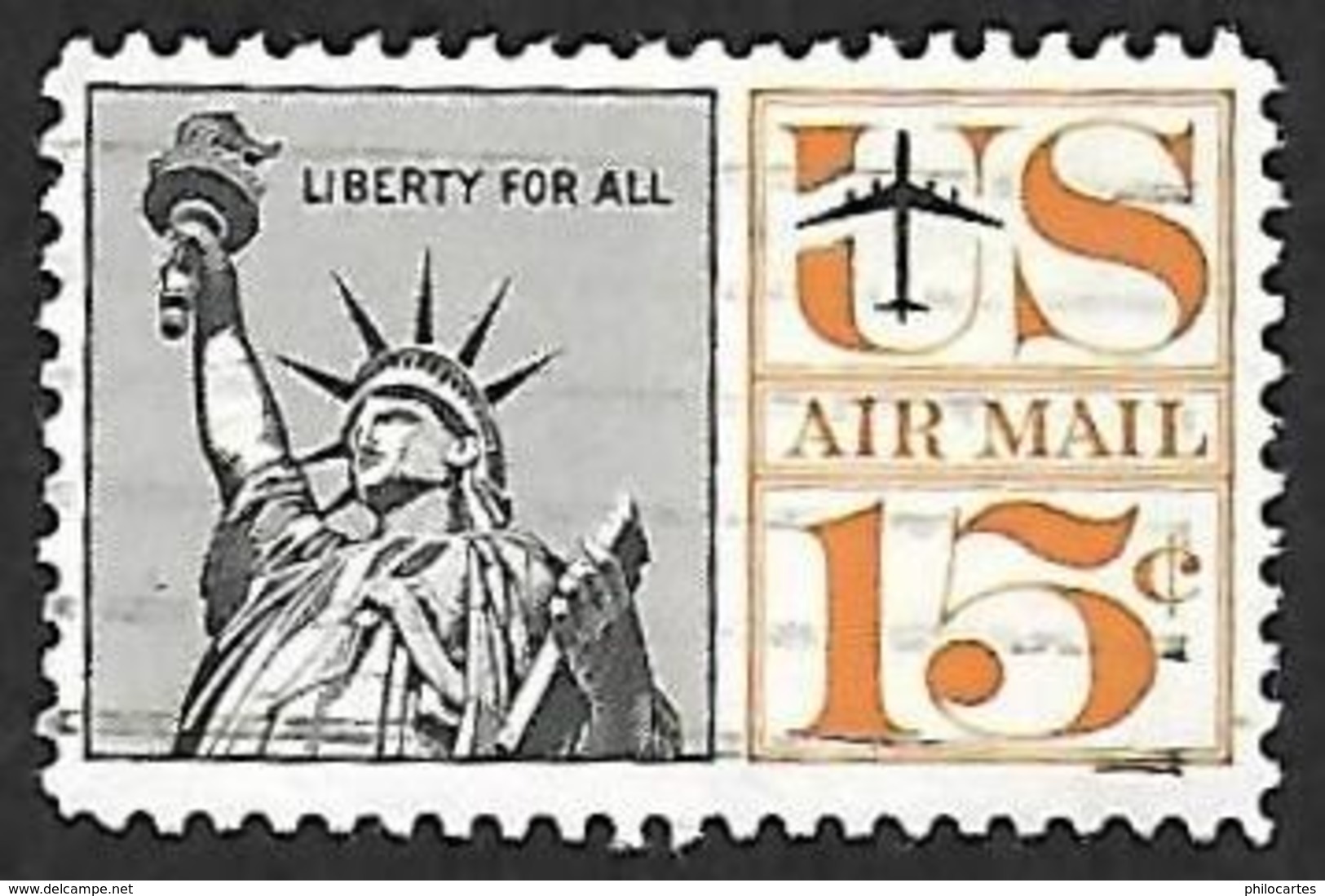 ETATS UNIS 1960 -  PA 59  -  Oblitéré - 2a. 1941-1960 Usados