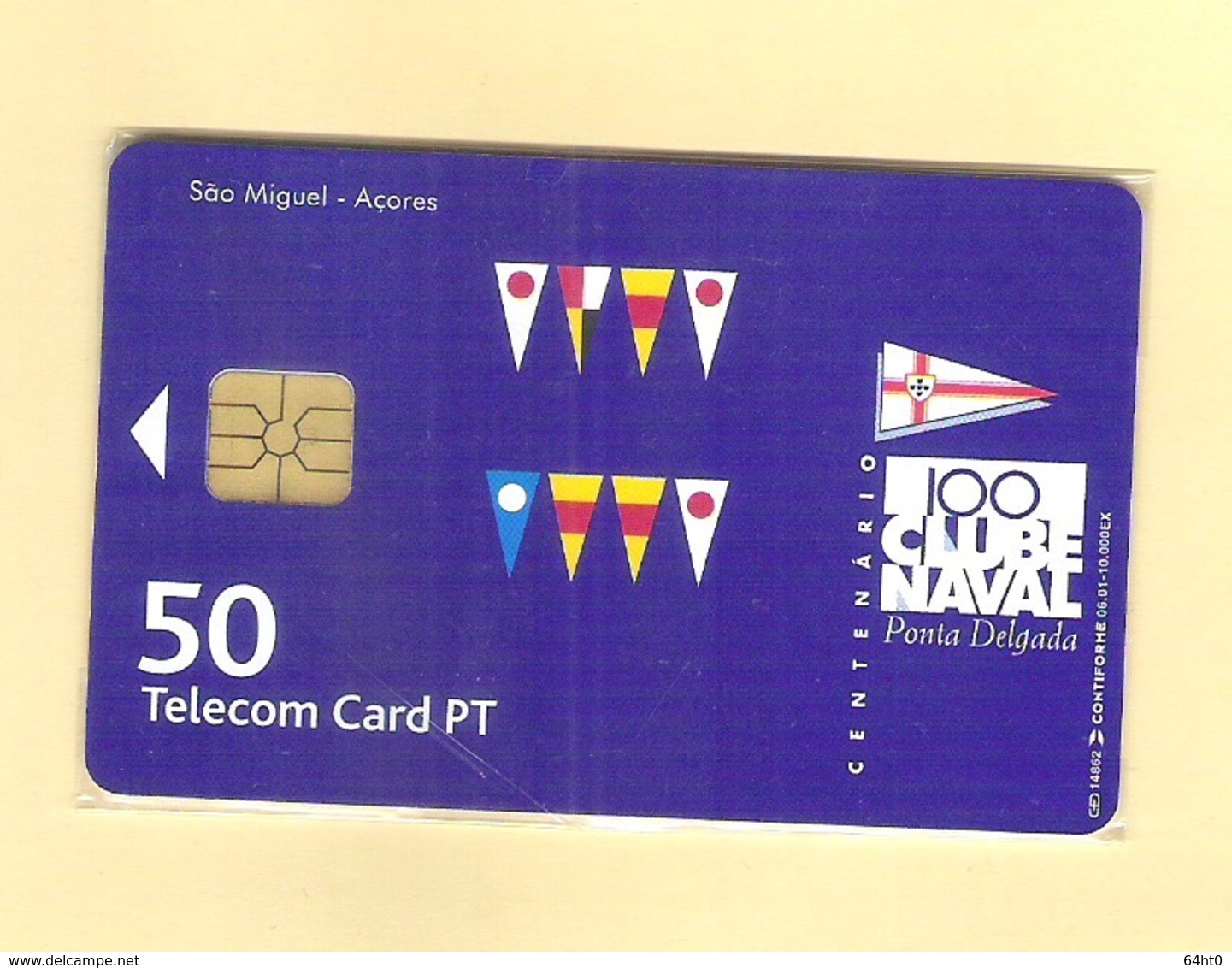 PHONECARD - PORTUGAL PT331 "AÇORES-CLUBE NAVAL DE PONTA DELGADA" - MINT/SEALED - Portugal