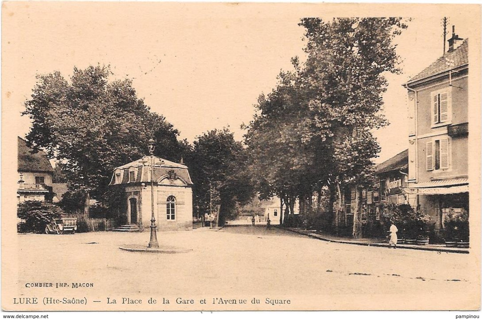 70 LURE - La Place De La Gare Et L'avenue Du Square - Lure