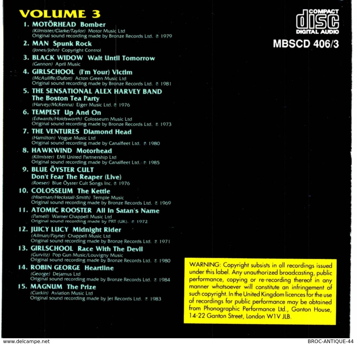 CD N°758 - LOT DE 4 CD ROCK LEGENDS - ALL ORIGINAL RECORDINGS - COMPILATION