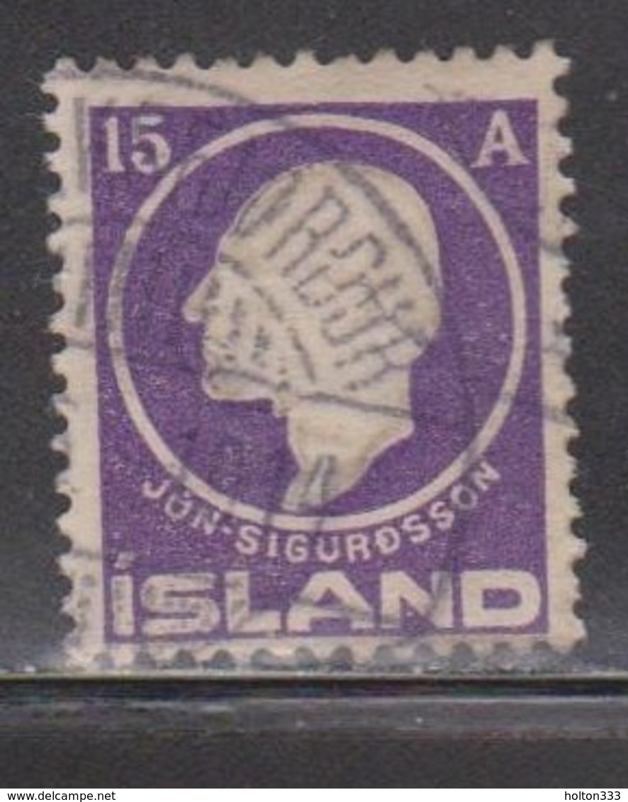 ICELAND Scott # 90 Used - Jon Sigurdsson - Used Stamps