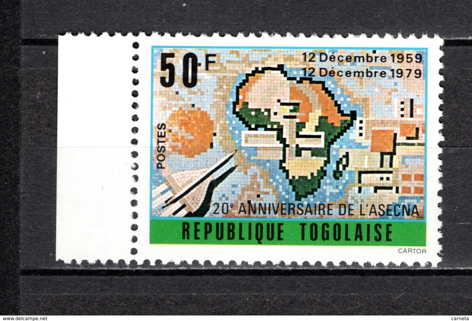 TOGO N°  984  NEUF SANS CHARNIERE COTE  1.00€  ASECNA  VOIR DESCRIPTION - Togo (1960-...)