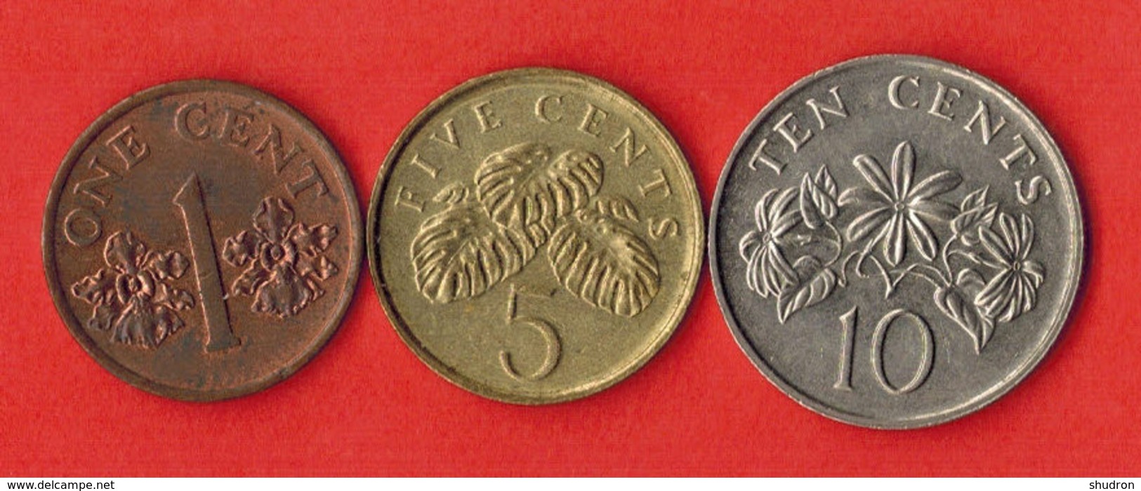 Singapore 3 Coins Set 1989-2015 - Singapore