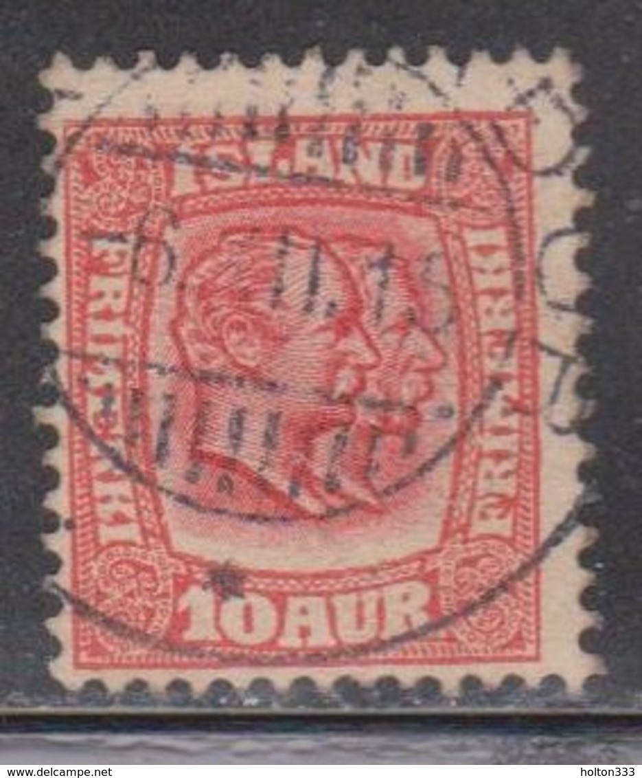 ICELAND Scott # 76 Used - Kings Christian IX & Frederik VIII - Used Stamps