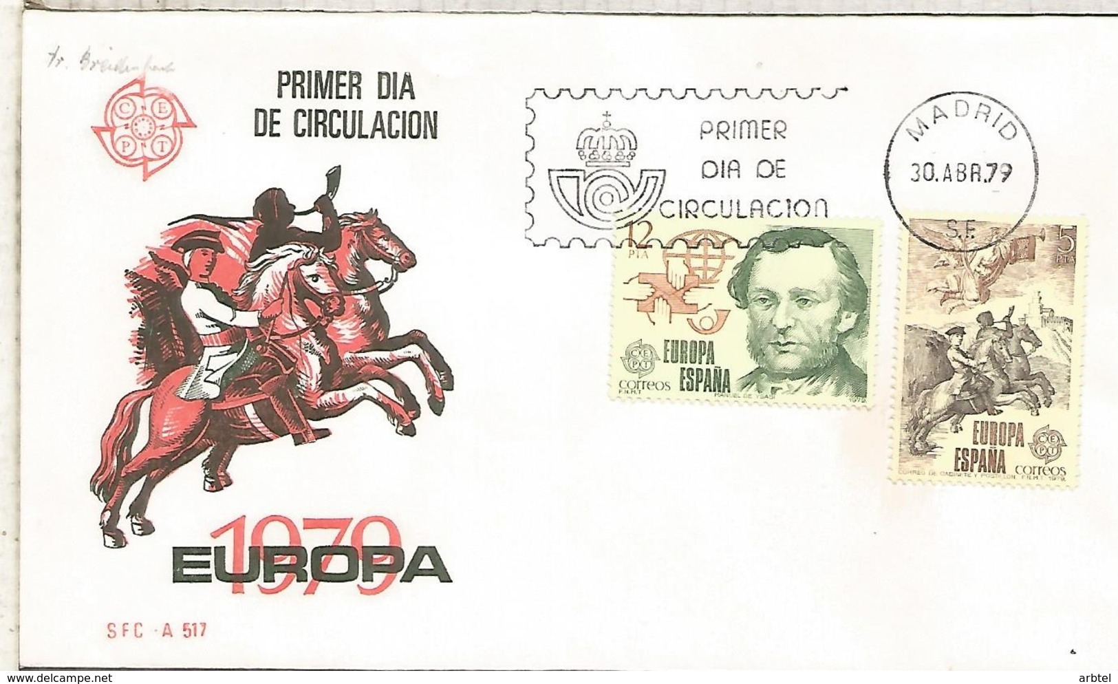 ESPAÑA SPD 1979 EUROPA CEPT - 1979