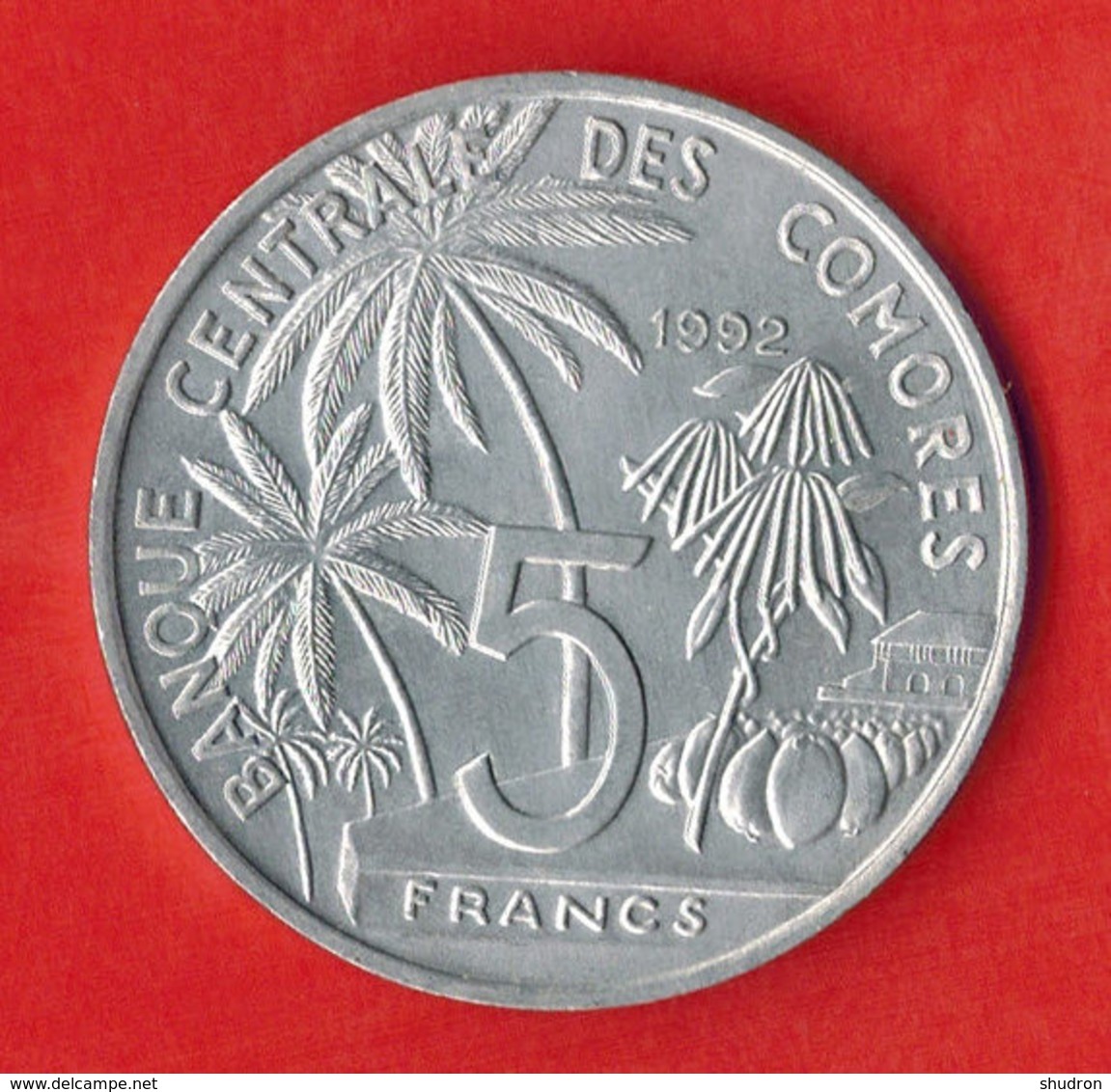 Comoros 5 Francs, 1992 - Comoros