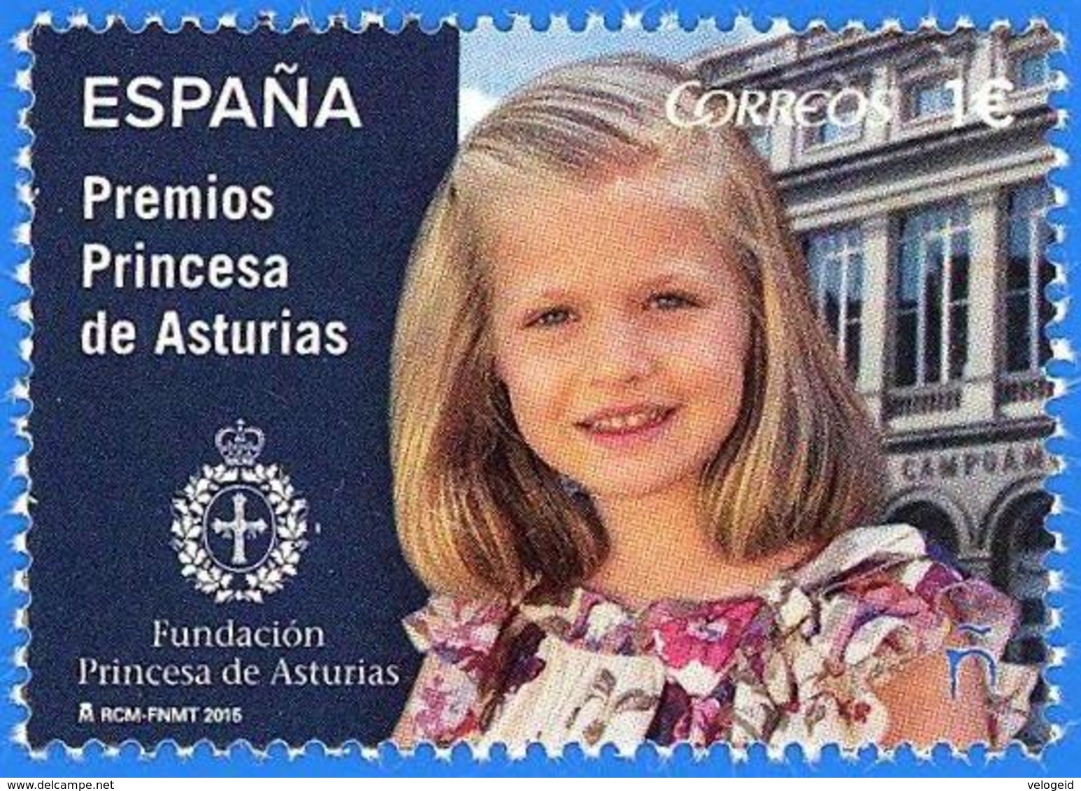 España. Spain. 2015. Premios Princesa De Asturias. Infanta Leonor - Nuevos