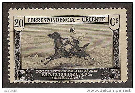 Marruecos 118 ** Cartero A Caballo. 1928 - Marruecos Español