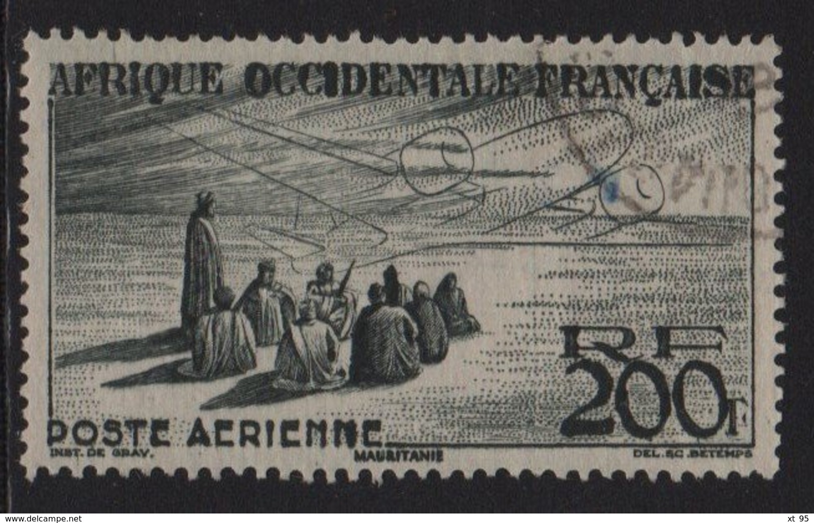 AOF - PA N°14 - Variete Surencrage Des Legendes - Obliteres - Used Stamps