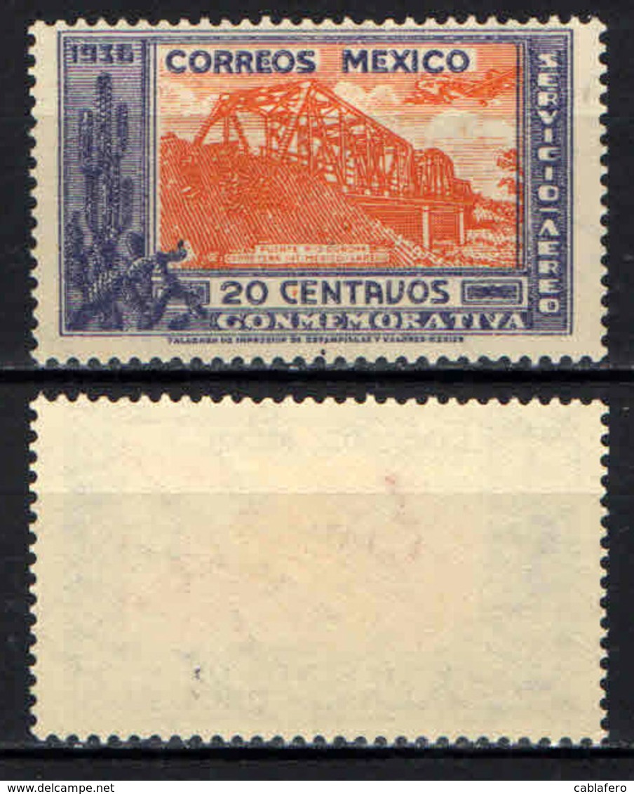 MESSICO - 1936 - Corona River Bridge - MH - Messico