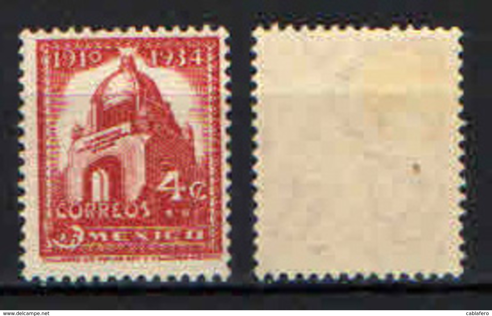 MESSICO - 1934 - Arch Of The Revolution - MH - Messico