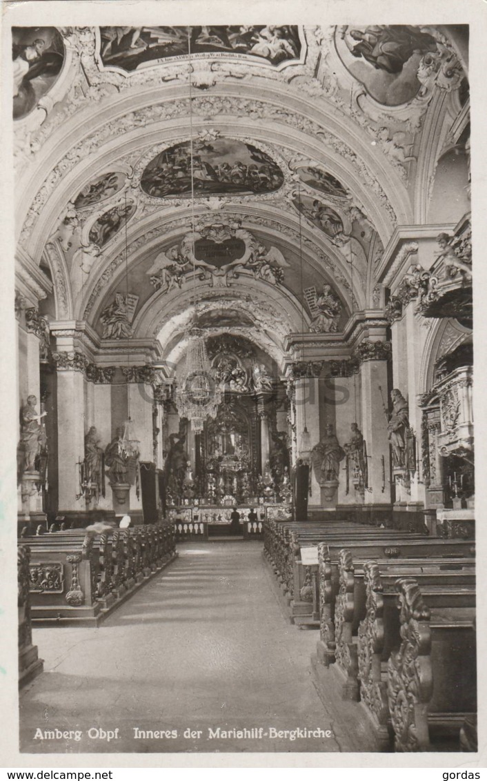 Germany - Amberg - Oberpfalz - Inneres Der Mariahilf Bergkirche - Amberg