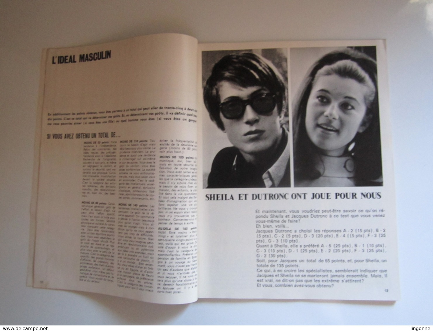 MOINS 20 Numéro 26 Juillet 1967 SHEILA DUTRONC ADAMO ELVIS PRESLEY HARDY NICOLETTA EDDY MITCHELL - Musique