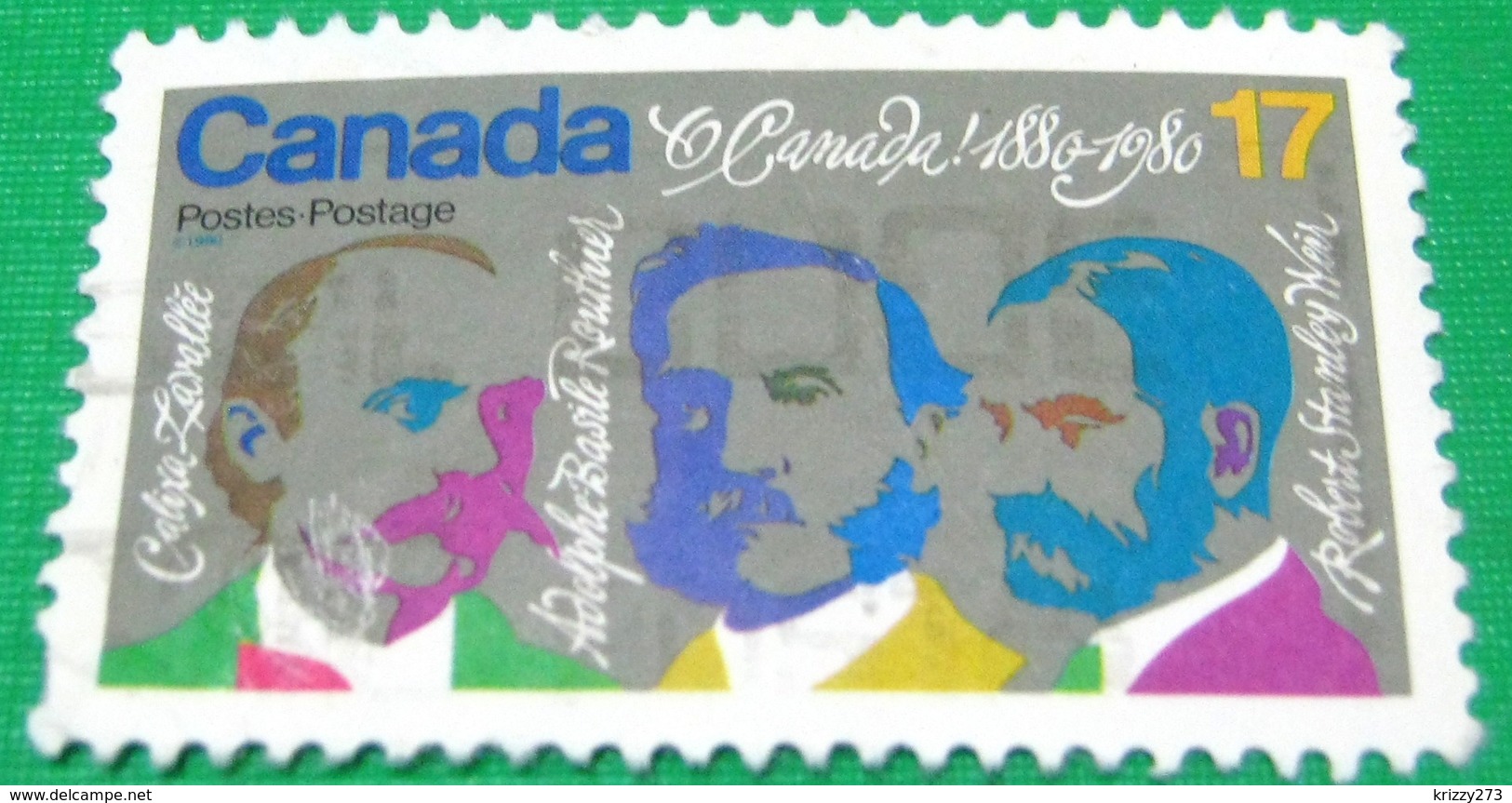 Canada 1980 The 100th Anniversary Of O Canada National Anthem 17 C  - Used - Used Stamps