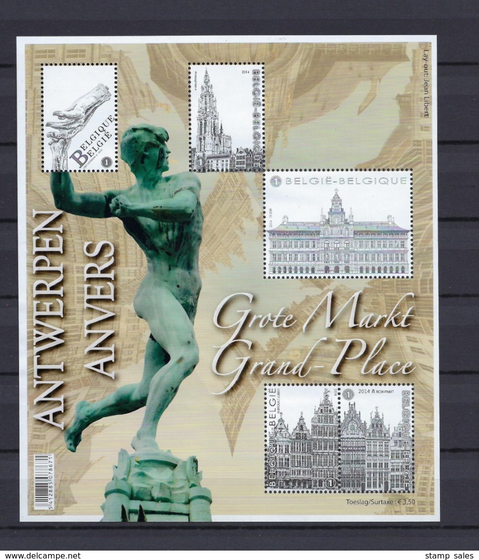 N°BL219 Grote Markt Antwerpen MNH ** POSTFRIS ZONDER SCHARNIER SUPERBE - 1961-2001