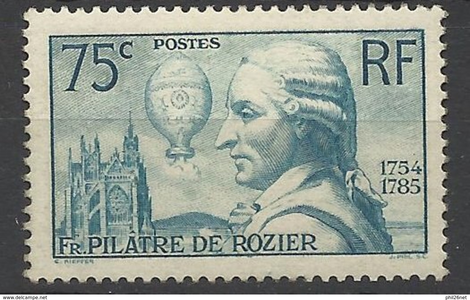 France N°313  Pilâtre Du Rozier  Neuf * *   TB- MNH VF  - Ongebruikt