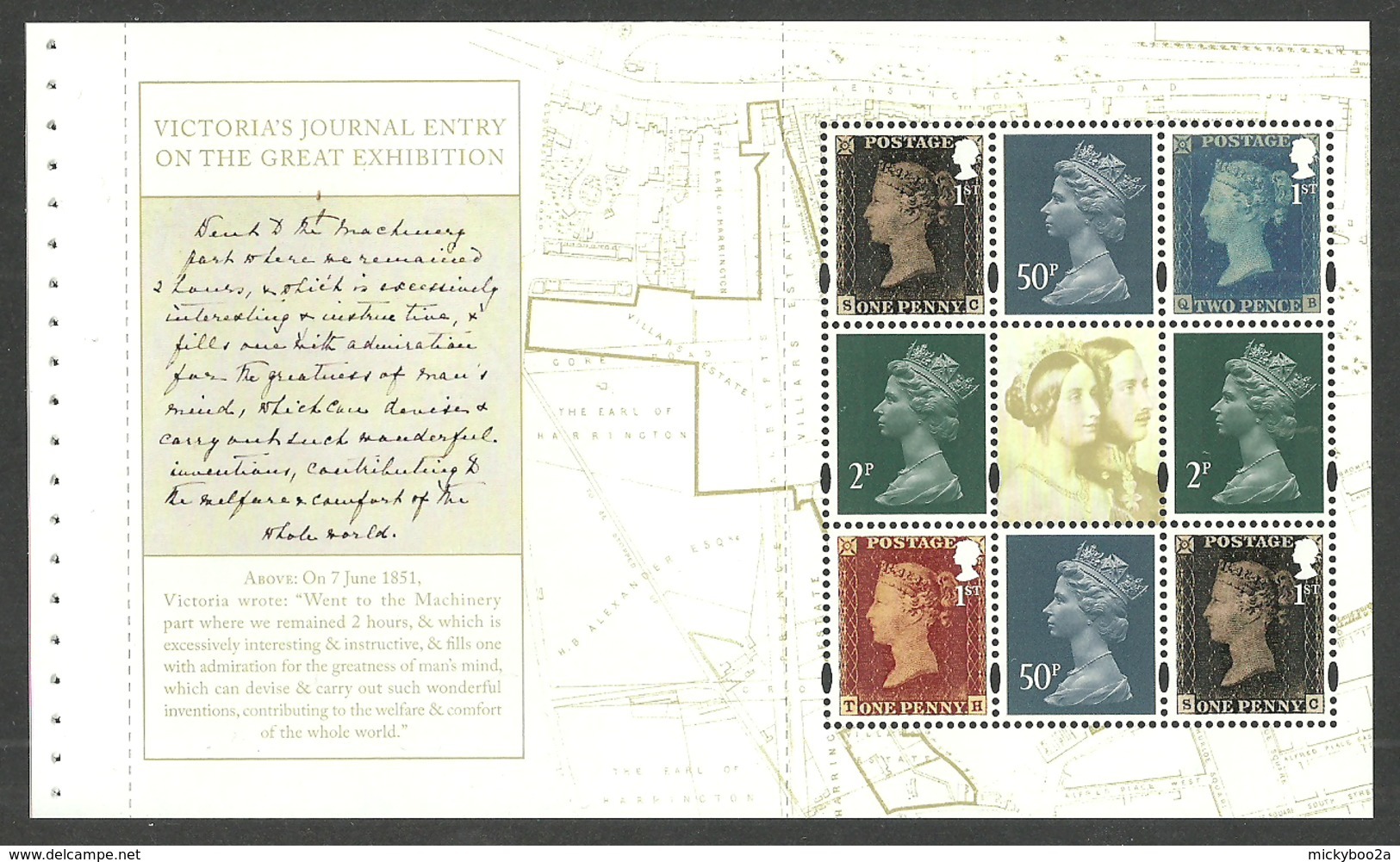 GB 2019 ROYALTY QUEEN VICTORIA BICENTENARY PRESTIGE BOOKLET SET OF 4 PANES MNH - Unused Stamps